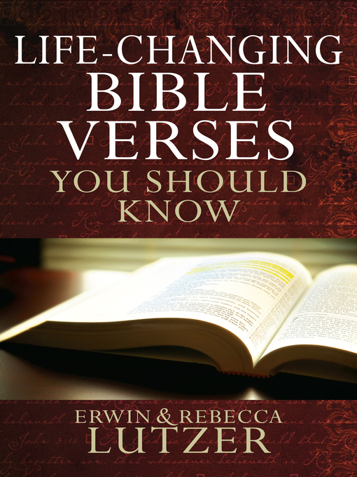 Title details for Life-Changing Bible Verses You Should Know by Erwin W. Lutzer - Available